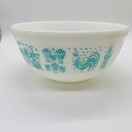 Pyrex Amish Butterprint Turquoise #403