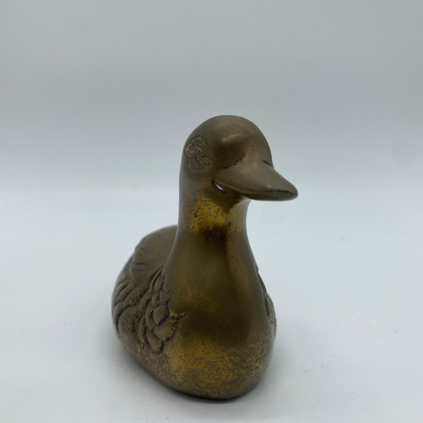 Brass Duck Figurine