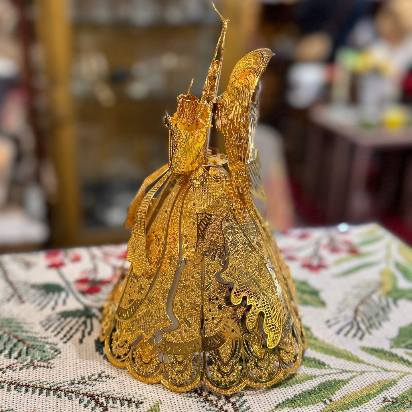 Danbury Mint Gold Angel Tree Topper