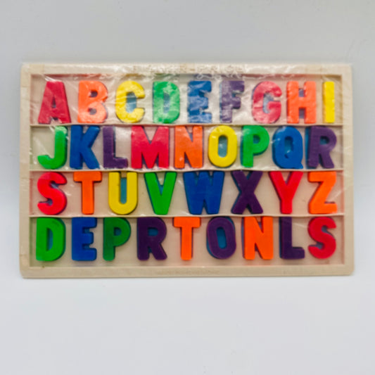 Vintage Alphabet Fridge Magnets