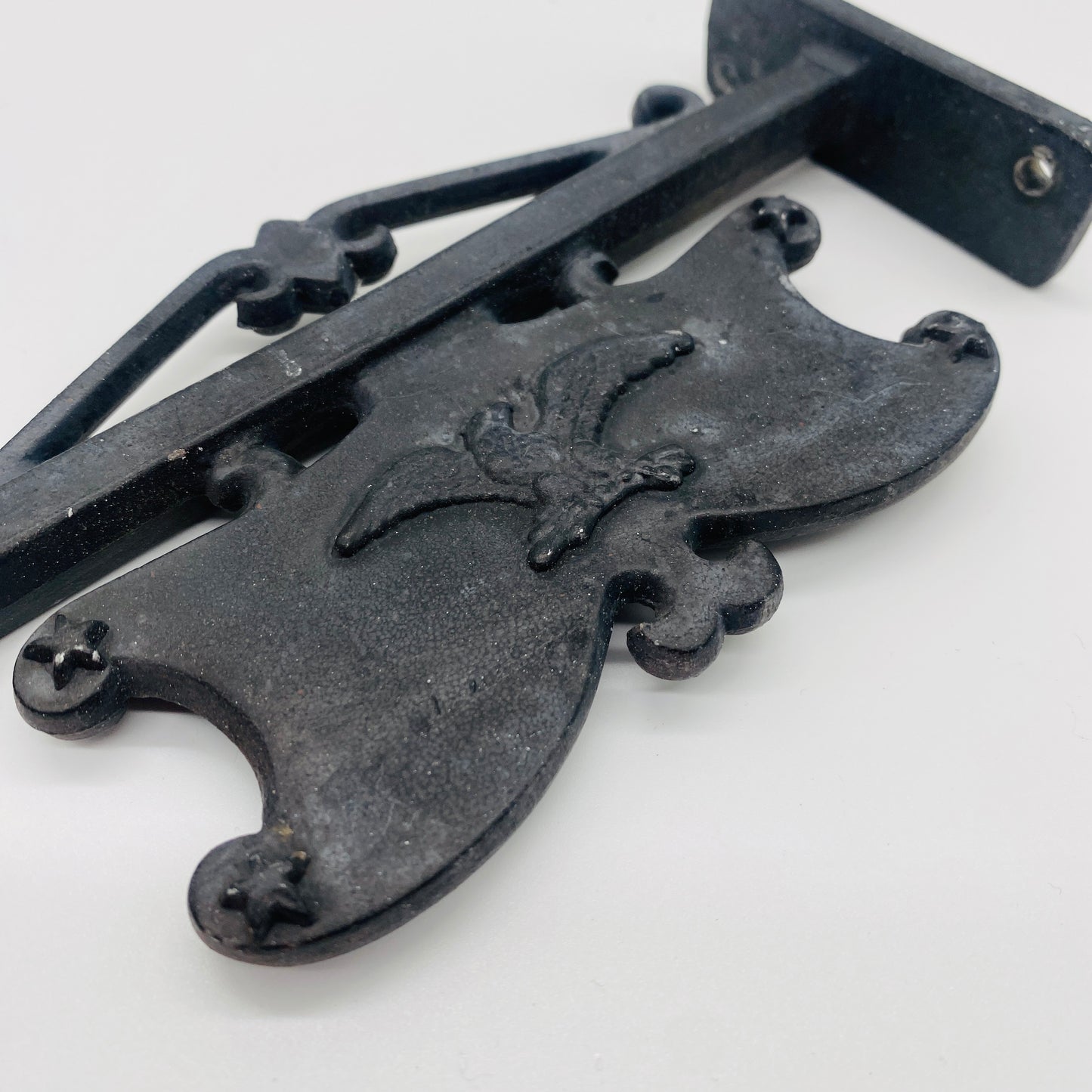 Cast Metal Stamped Eagle Decorative Hanger