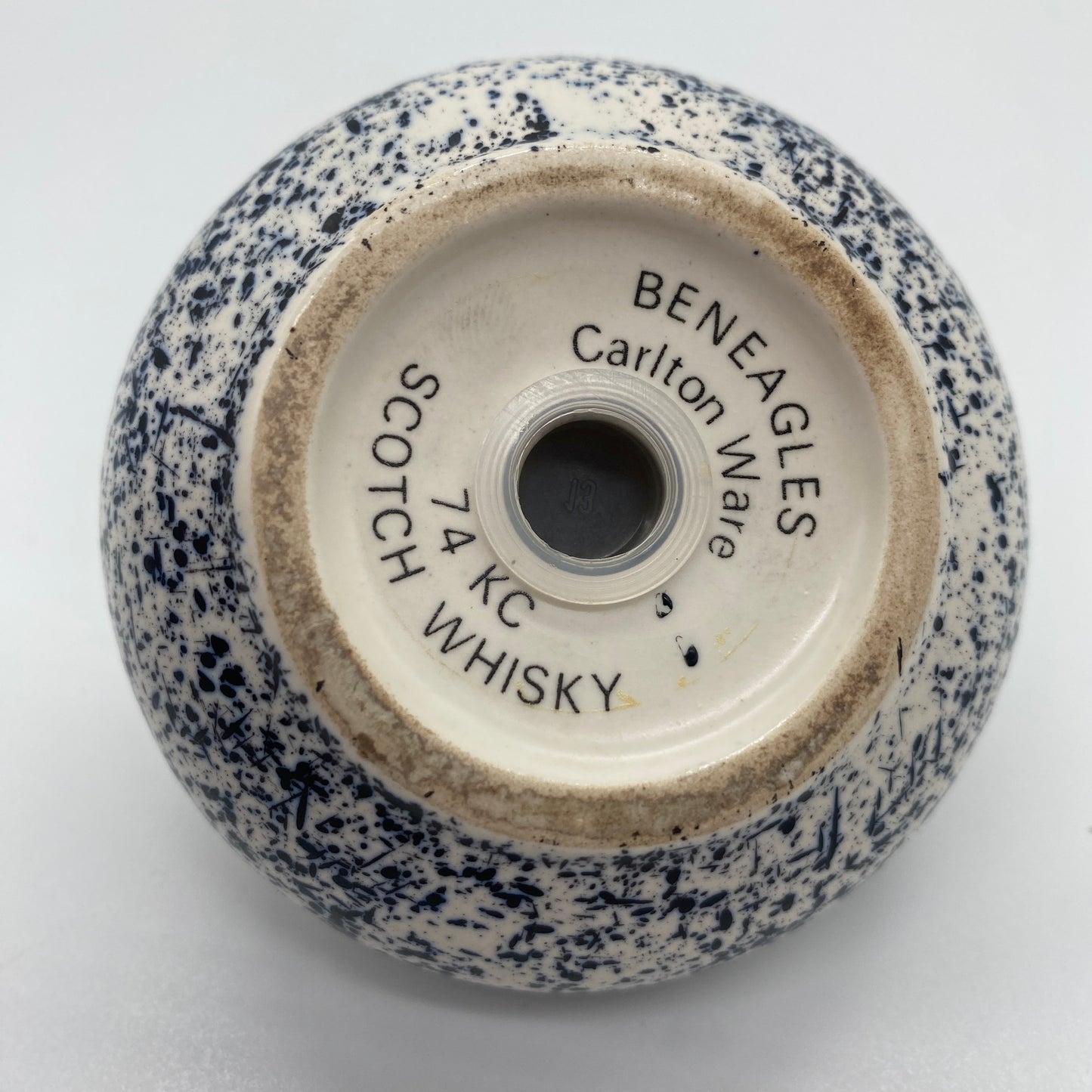 Beneagles Carlton Ware Puck Scotch Whiskey Decanter