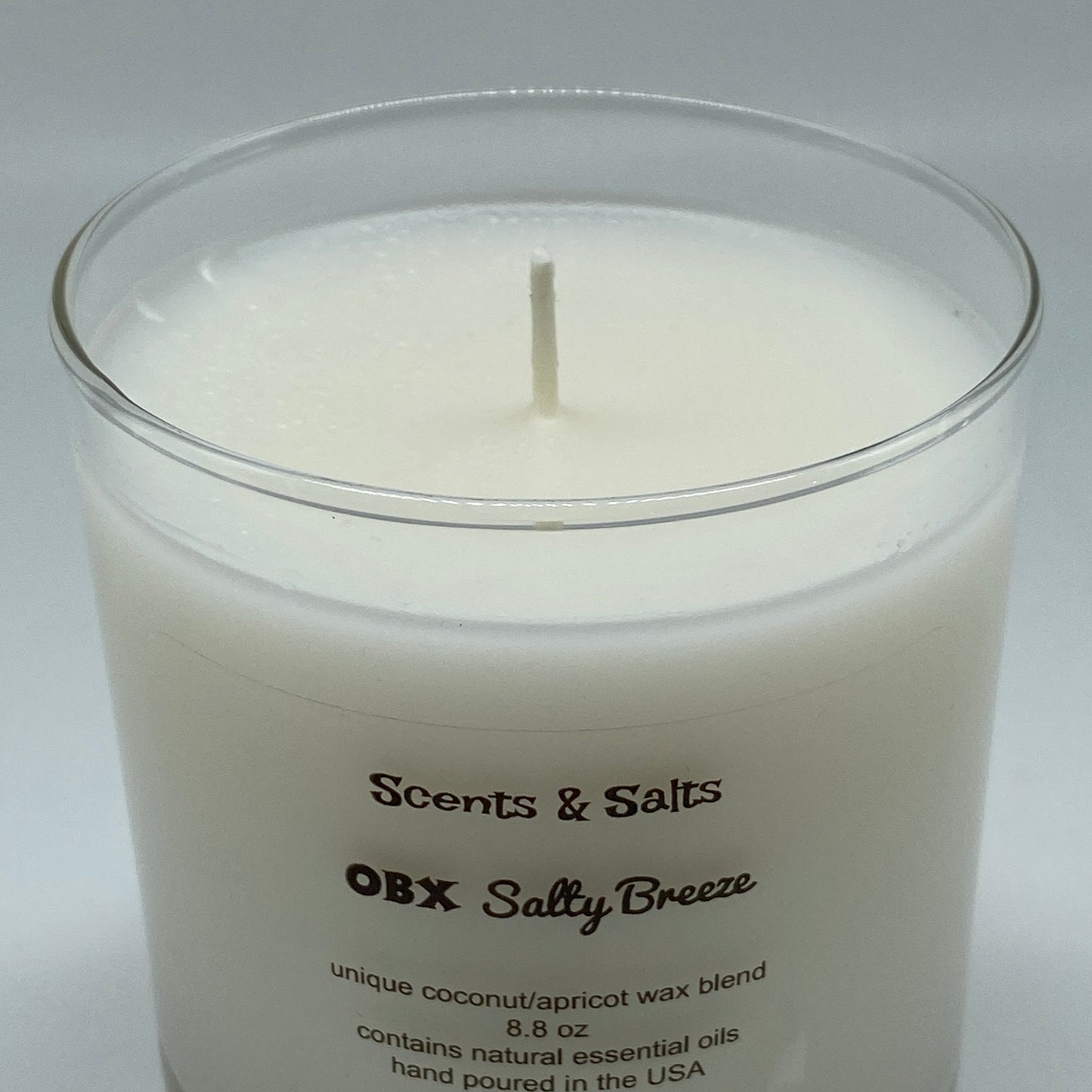 Scents and Salts Hand Poured Candle - OBX Salty Breeze